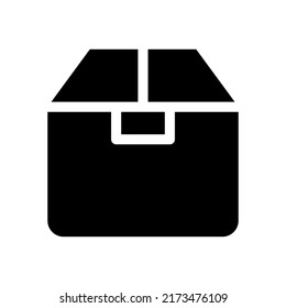 Ilustración de diseño de símbolo del vector de icono de caja