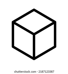 Ilustración de diseño de símbolo del vector de icono de caja