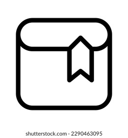 Ilustración de diseño de símbolo del vector de icono de caja