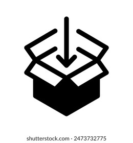 Box Icon Vector Symbol Design Illustration