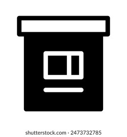 Box Icon Vector Symbol Design Illustration