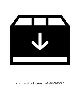 Box Icon Vector Symbol Design Illustration