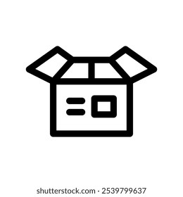 Box Icon Vector Symbol Design Illustration