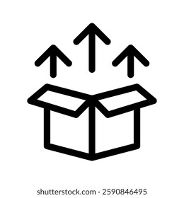 Box Icon Vector Symbol Design Illustration