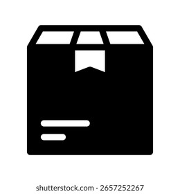 Ilustración de diseño de símbolo de Vector de icono de caja
