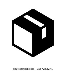 Ilustración de diseño de símbolo de Vector de icono de caja