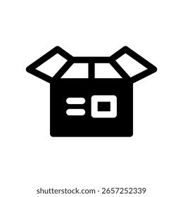Box Icon Vector Symbol Design Illustration