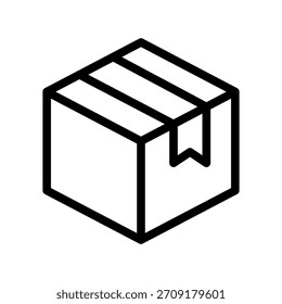 Ilustração de design de símbolo de vetor de ícone de caixa