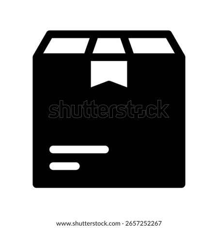 Box Icon Vector Symbol Design Illustration