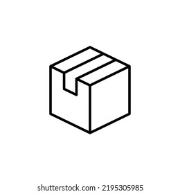 Box icon vector for web and mobile app. box sign and symbol, parcel, package