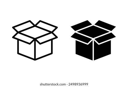 Box icon vector for web site 