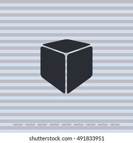 Box icon, web design element