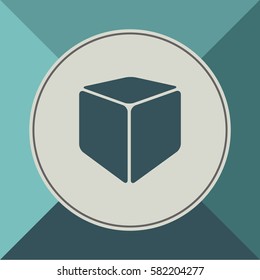 Box icon, web design element