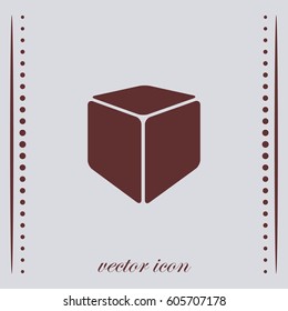 Box icon, web design element