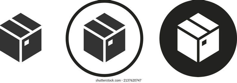 Box icon . web icon set .vector illustration