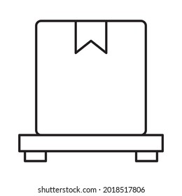Icono de caja que puede modificar o editar fácilmente 