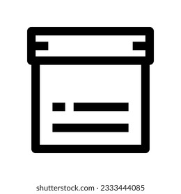 box icon for your website, mobile, presentation, and logo design.
