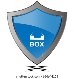 box icon,3d illustration