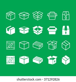 Box Icons. 