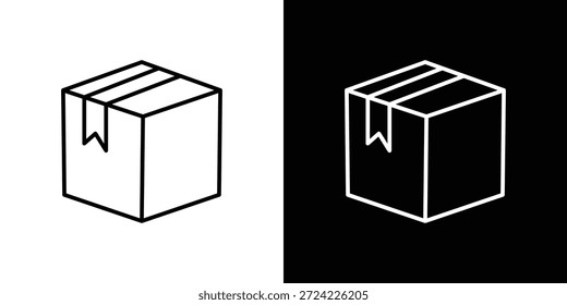 Iconos de caja Vector de Diseño gráfico. icono Eps10.