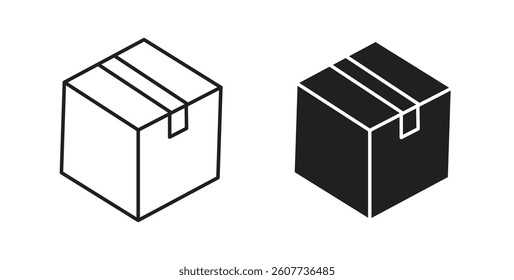 Box icons vectors graphic designs