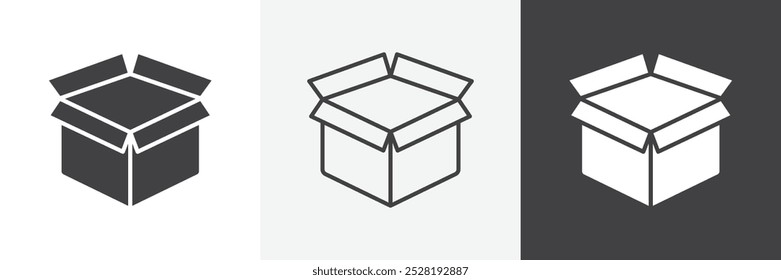 Box icon.Trendy modern flat linear vector illustration on white background.