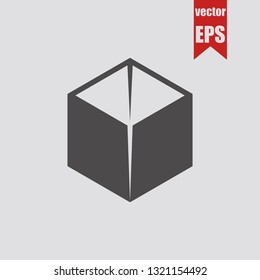 Box icon.Vector illustration.