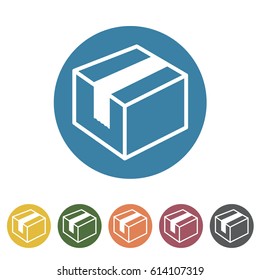 Box icon.Vector illustration
