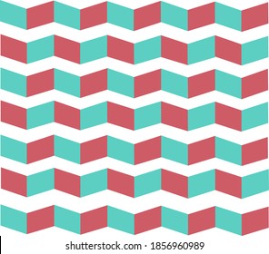 Box ilusion pattern background vector