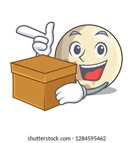 With box image of planet pluto in character