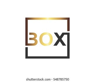 Box Interior Gold Logo Design