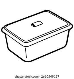 Box isolated on white background
