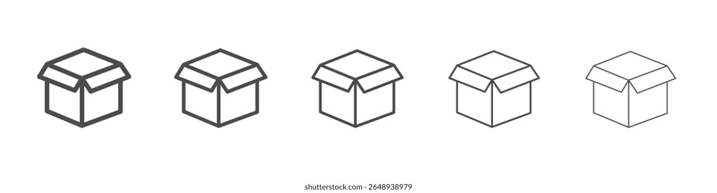 box ixon simple isolated vector sign