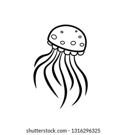 Box Jellyfish Outline Icon Clipart Image Stock Vector (Royalty Free ...