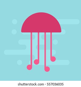 box jellyfish vector