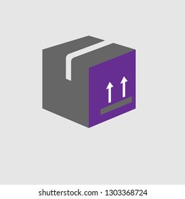 Box, label icon. Element of Delivery and Logistics icon for mobile concept and web apps. Detailed Box, label icon can be used for web and mobile