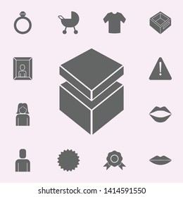 box with lid icon. web icons universal set for web and mobile
