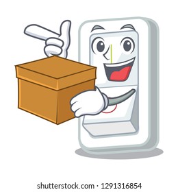 With box light switch attaches the character wall