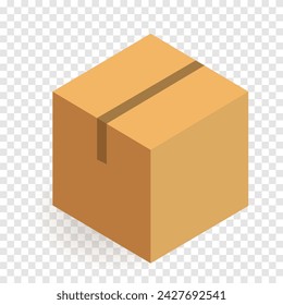 Box line icon. Delivery, mail, surprise, packaging, cardboard, storage, for fragile goods, transportation, online shopping. Vector line icon for business and advertising