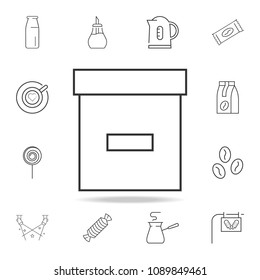 box line icon. Detailed set of web icons and signs. Premium graphic design. One of the collection icons for websites, web design, mobile app on white background