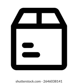 box line icon editable vektor