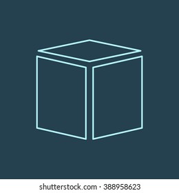 Box Line Icon. Eps-10.