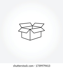 das Symbol für die Box. Symbol für die isolierte Zeile