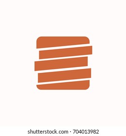 box line orange logo vector