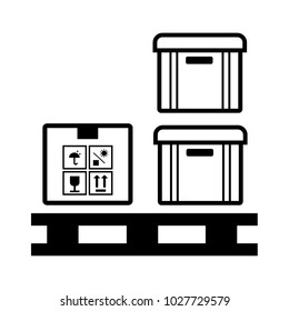 Box line simple icon