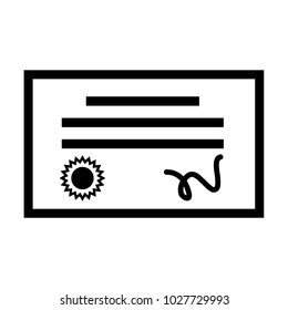 Box line simple icon