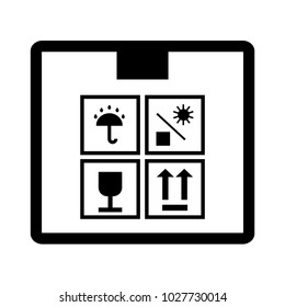 Box line simple icon