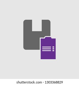 Box, list icon. Element of Delivery and Logistics icon for mobile concept and web apps. Detailed Box, list icon can be used for web and mobile