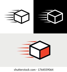 Box Logistic Delivery Fast Logo