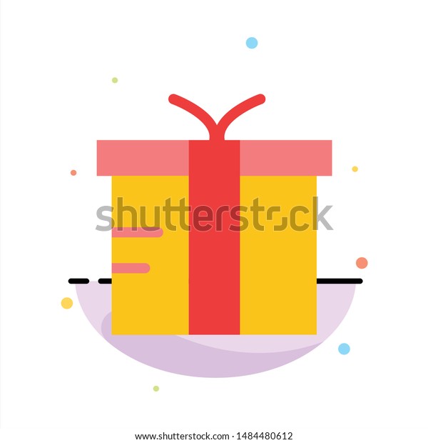 Box, Logistic, Gift, Global\
Abstract Flat Color Icon Template. Vector Icon Template\
background